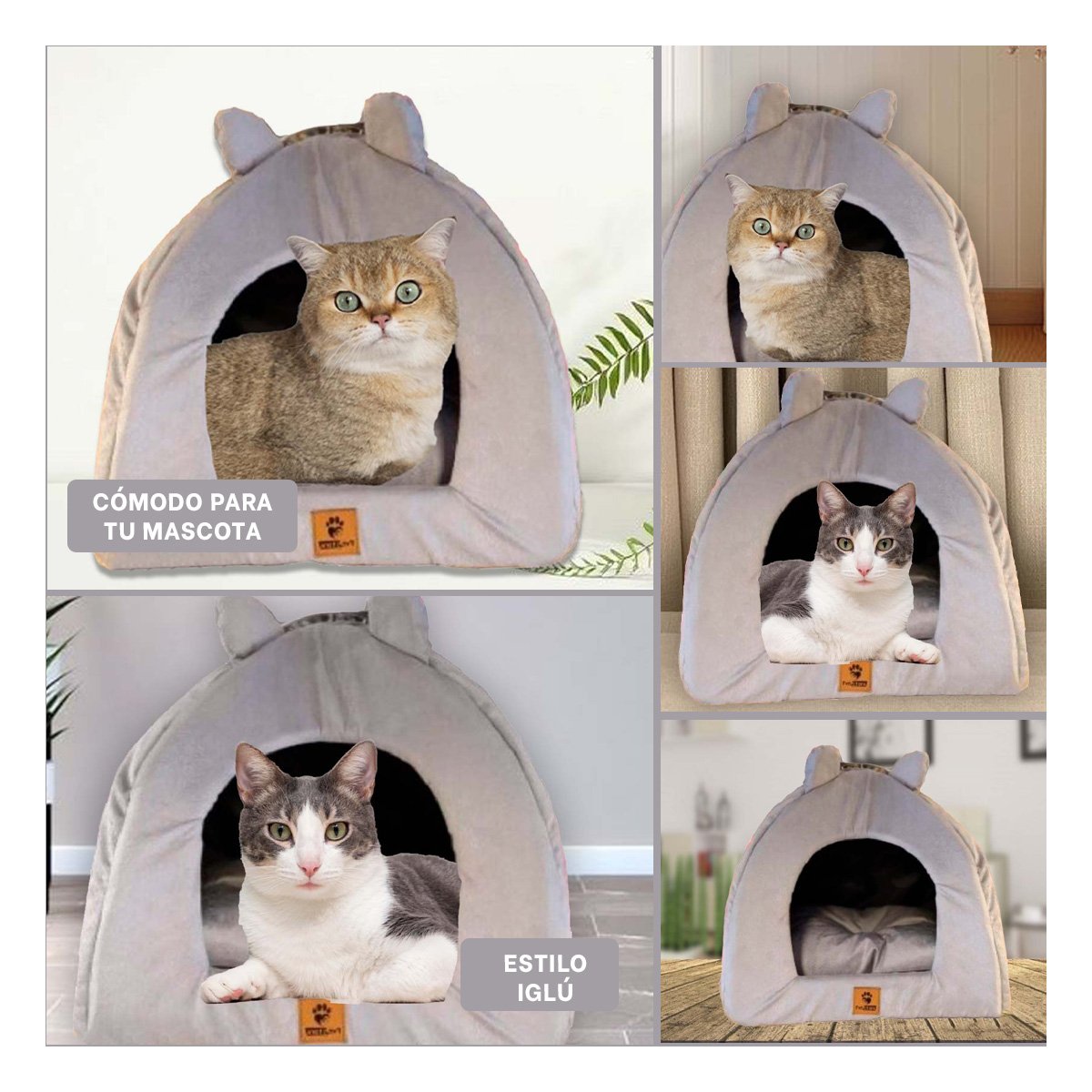 CUCHA IGLU TALLA L COLOR GUINDA ESPACIO ABRIGADO Y+POST IT - 5