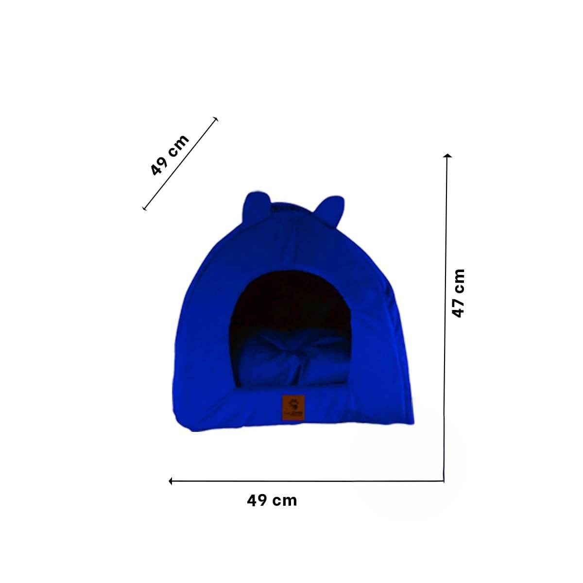 PACK2 NIDO TIPO IGLU AZUL NOCHE TALLA L ESPACIO CALIDO MASCOTAS Y+PAPEL REGALO - 4