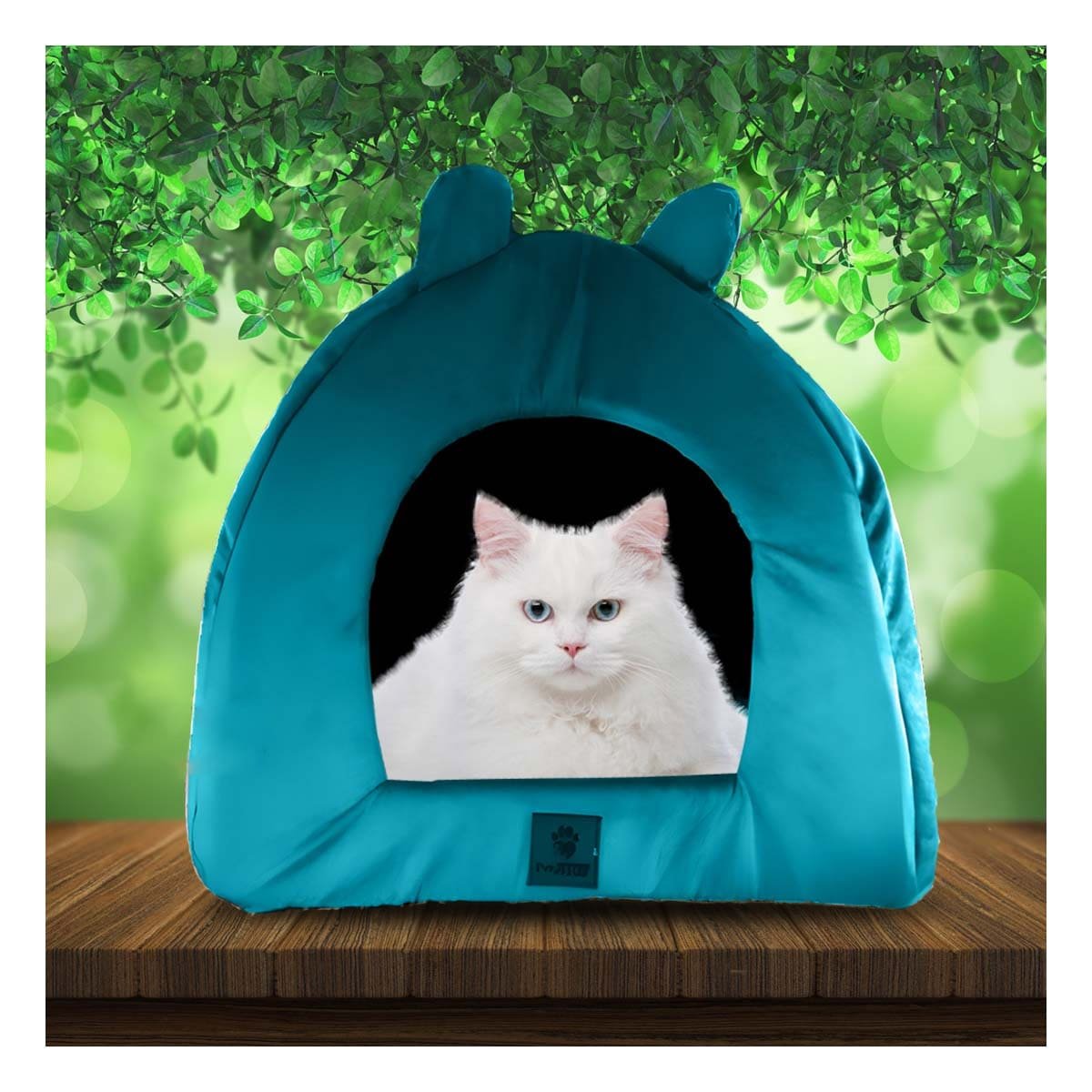 PACK6 COBIJO IGLU CERRADO TALLA L AZUL REY PARA MASCOTAS - 5