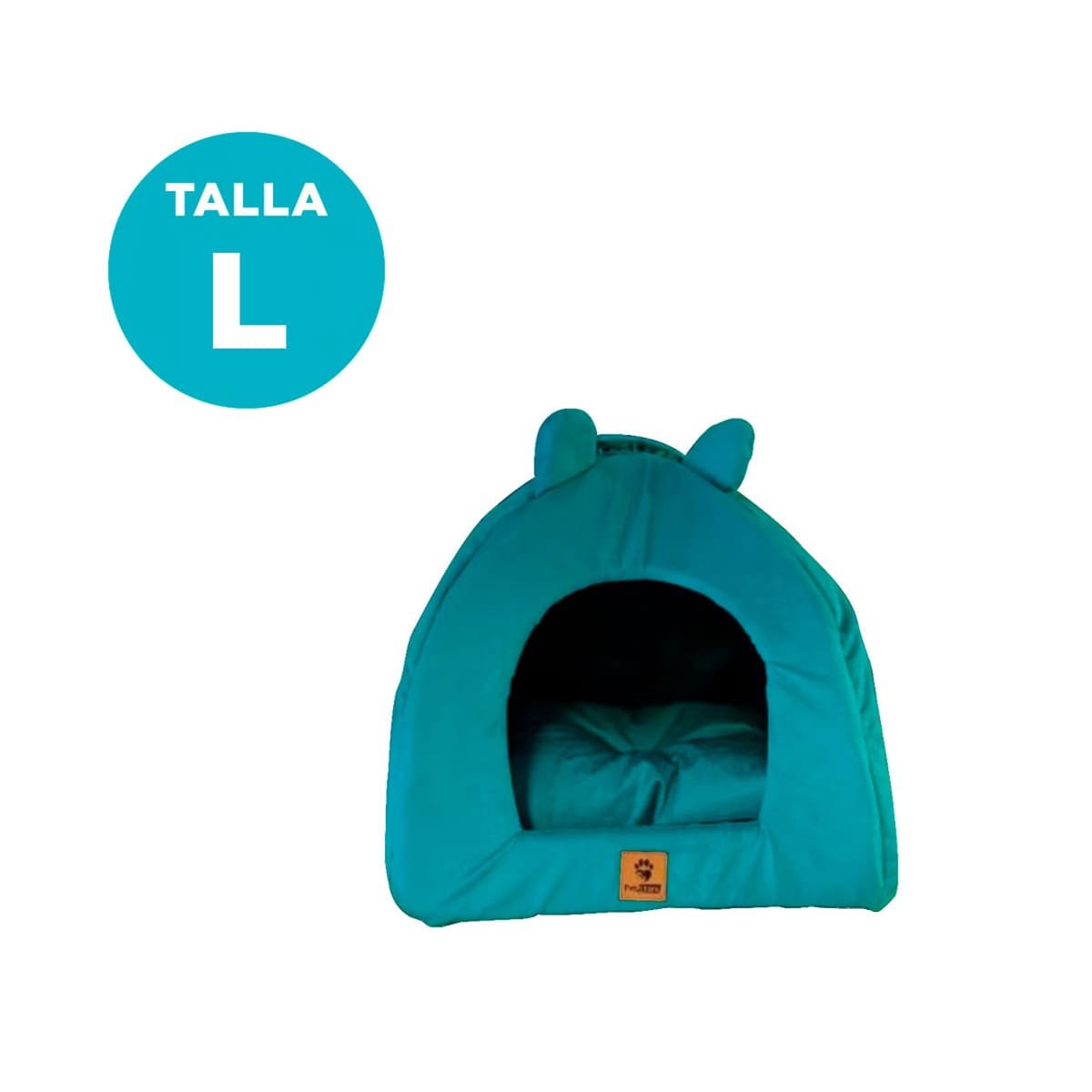 PACK2 GUARIDA IGLU CERRADA TALLA L AZUL REY PARA MASCOTAS HOGAR Y+PAPEL REGALO - 4