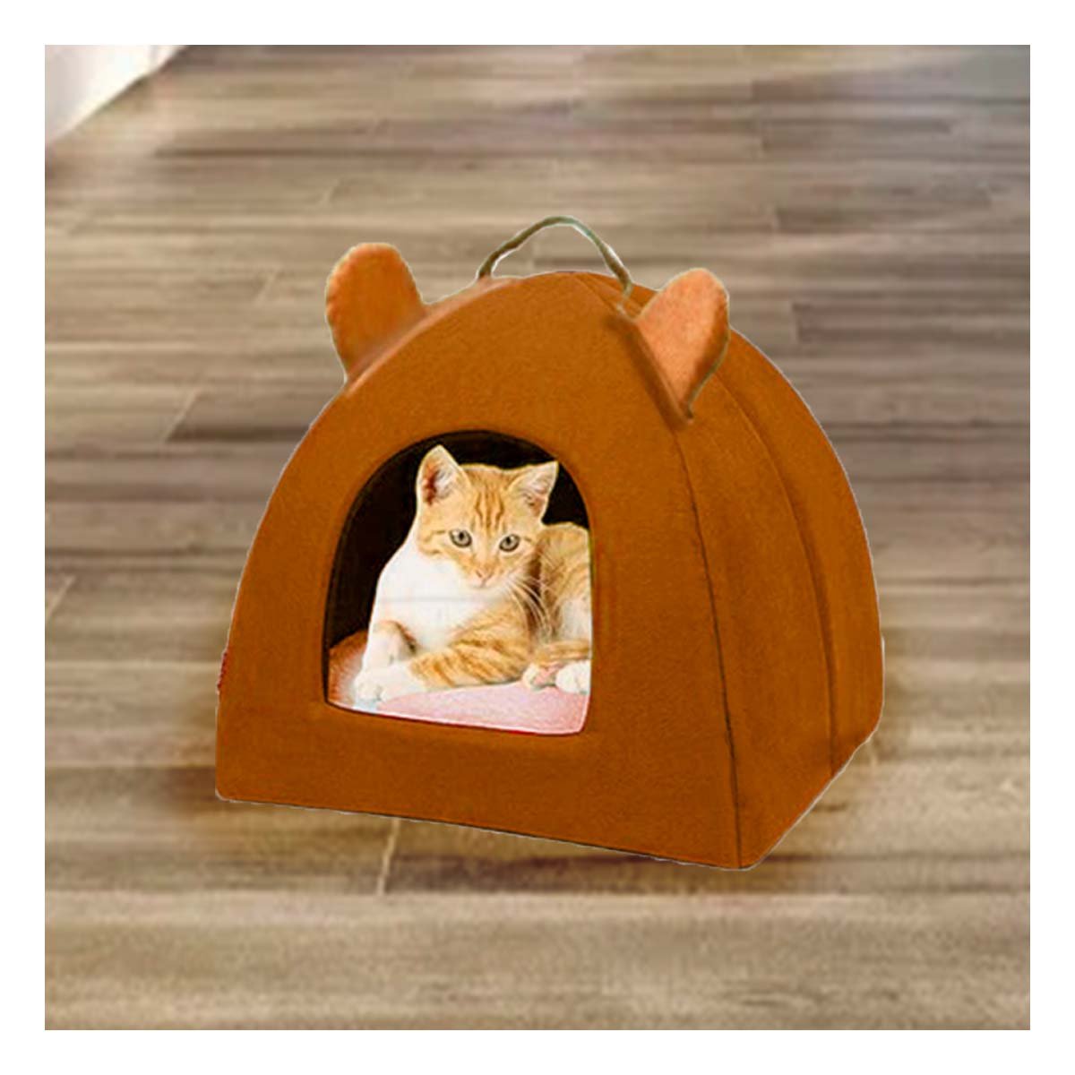 PACK2 CUCHA IGLU TALLA L COLOR MARRON ESPACIO ABRIGADO - 5