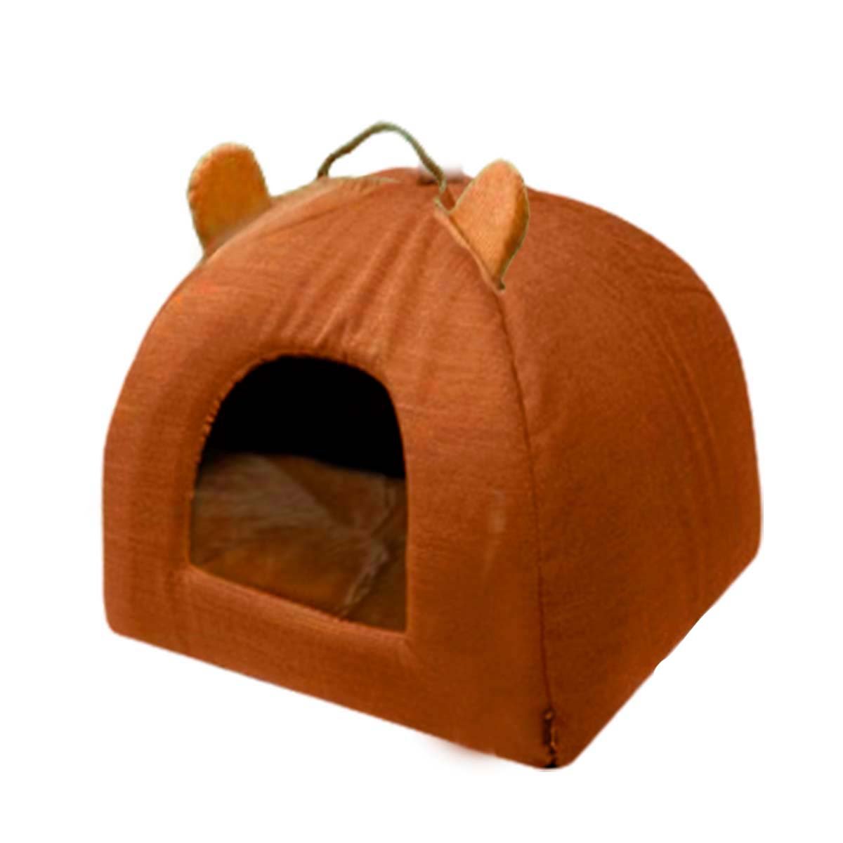 PACK6 GUARIDA TIPO IGLU MARRON TALLA L ESPACIO COMODO Y+REGALO STICKER - 2