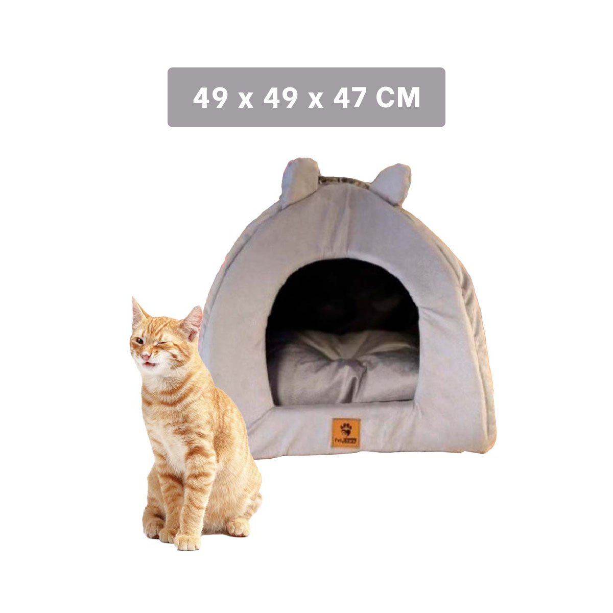 PACK4 COBIJO IGLU GUINDA TALLA L REFUGIO CALIDO MASCOTAS Y+PAPEL REGALO - 4