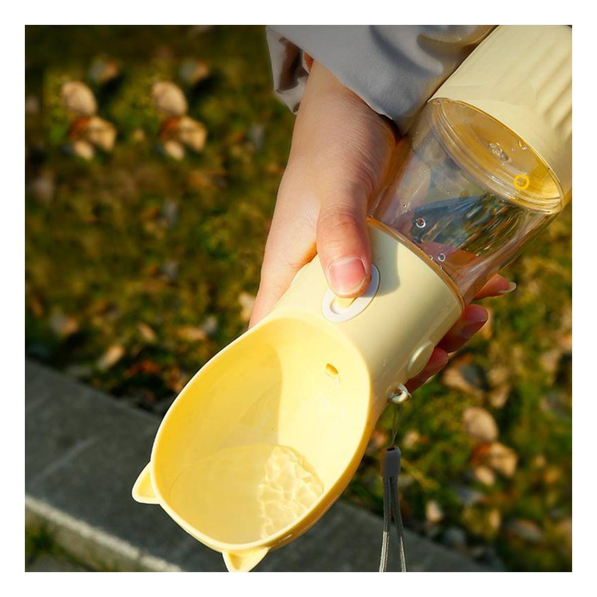 ENVASE COMPACTO GATO AMARILLO DISENO ATRACTIVO Y+POST IT - 2