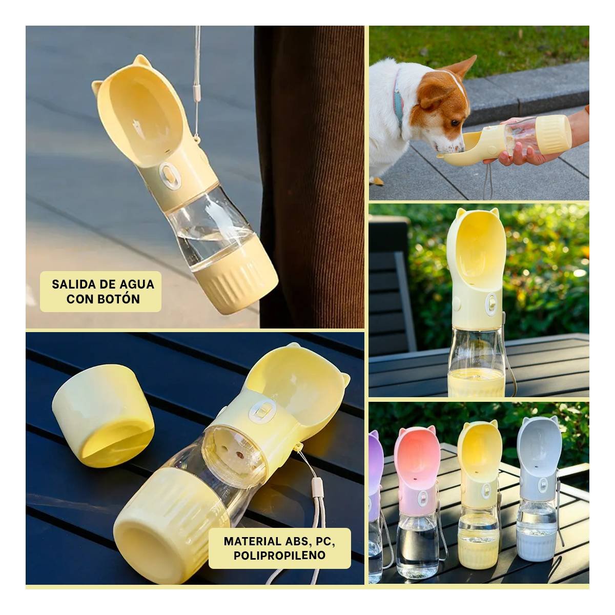 ENVASE COMPACTO GATO AMARILLO DISENO ATRACTIVO Y+POST IT - 5