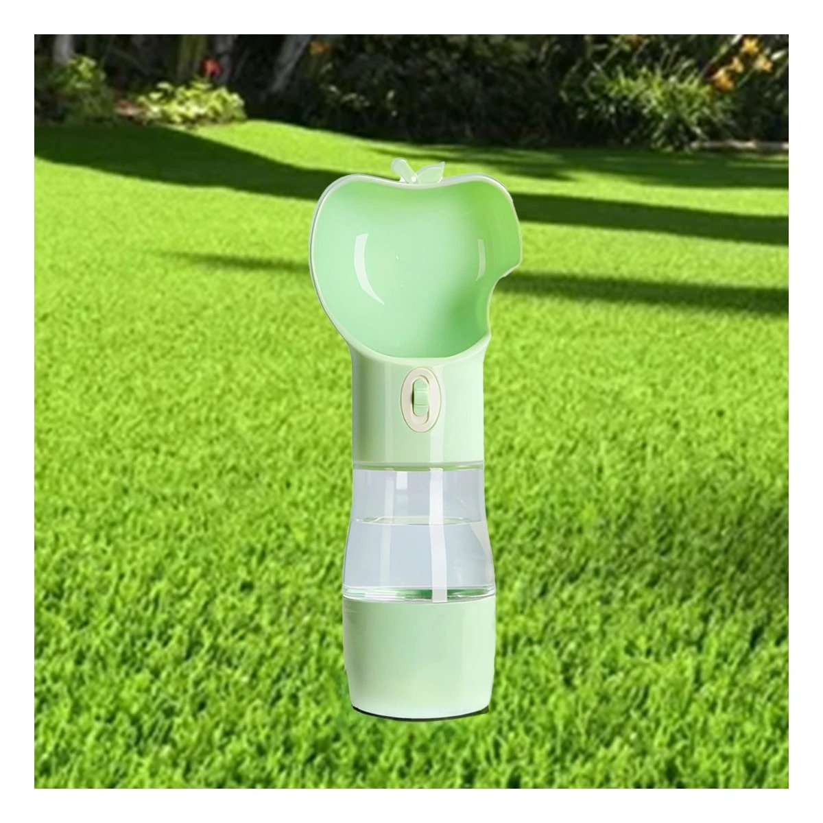 PACK6 ENVASE PORTATIL VERDE CON FORMA DE MANZANA - 5