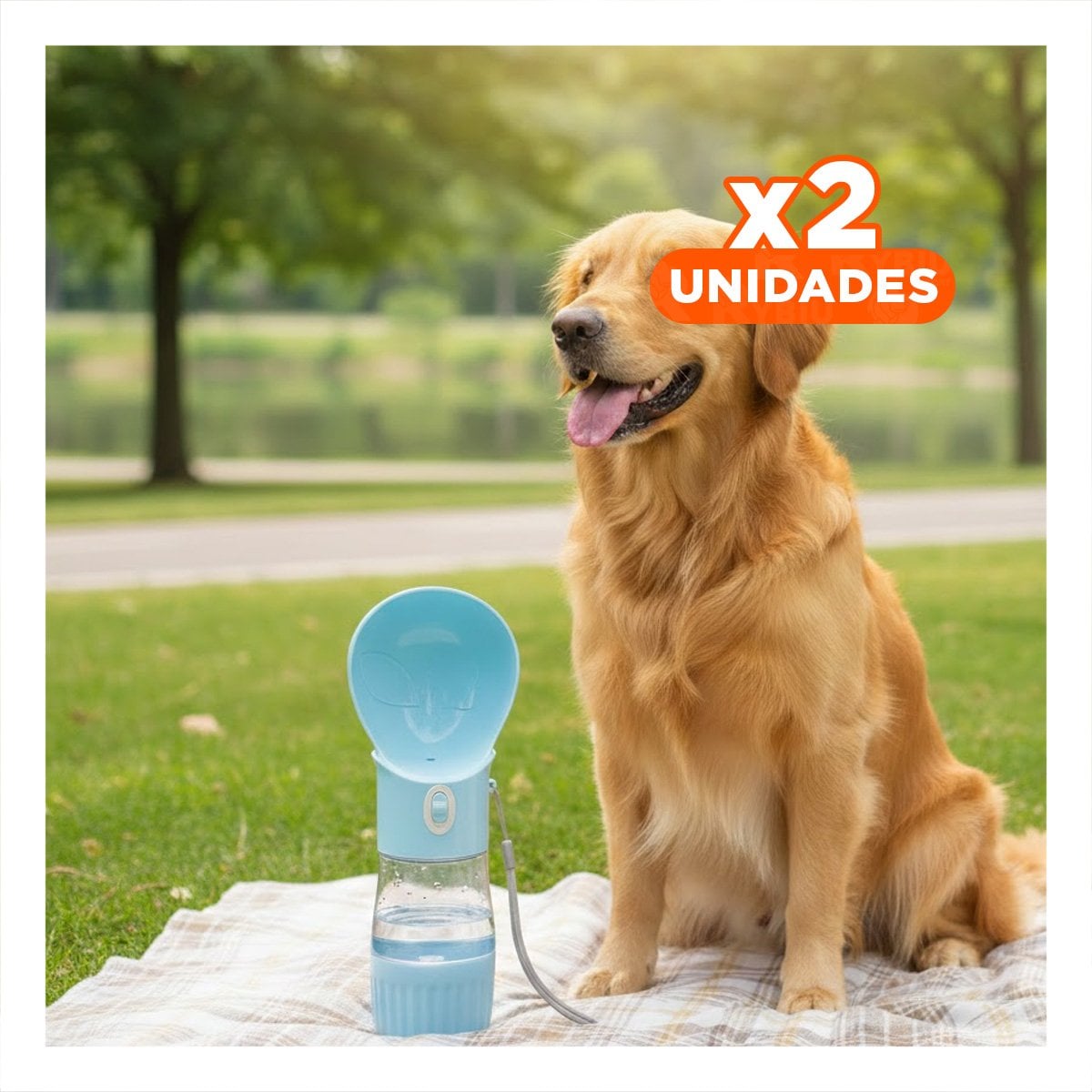 PACK2 RECIPIENTE COMPACTO TIPO OVNI CELESTE PARA COCINA Y+REGALO STICKER - 1