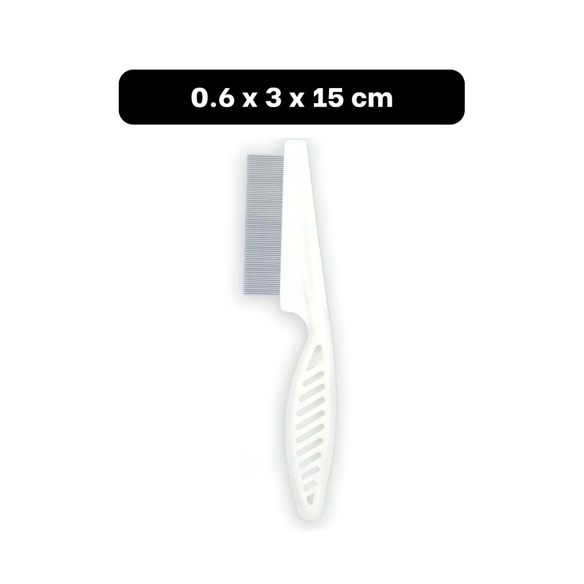 PACK2 RASTRILLO PROFESIONAL BLANCO FACILITA LA LIMPIEZA DE PULGAS DIARIA - 4