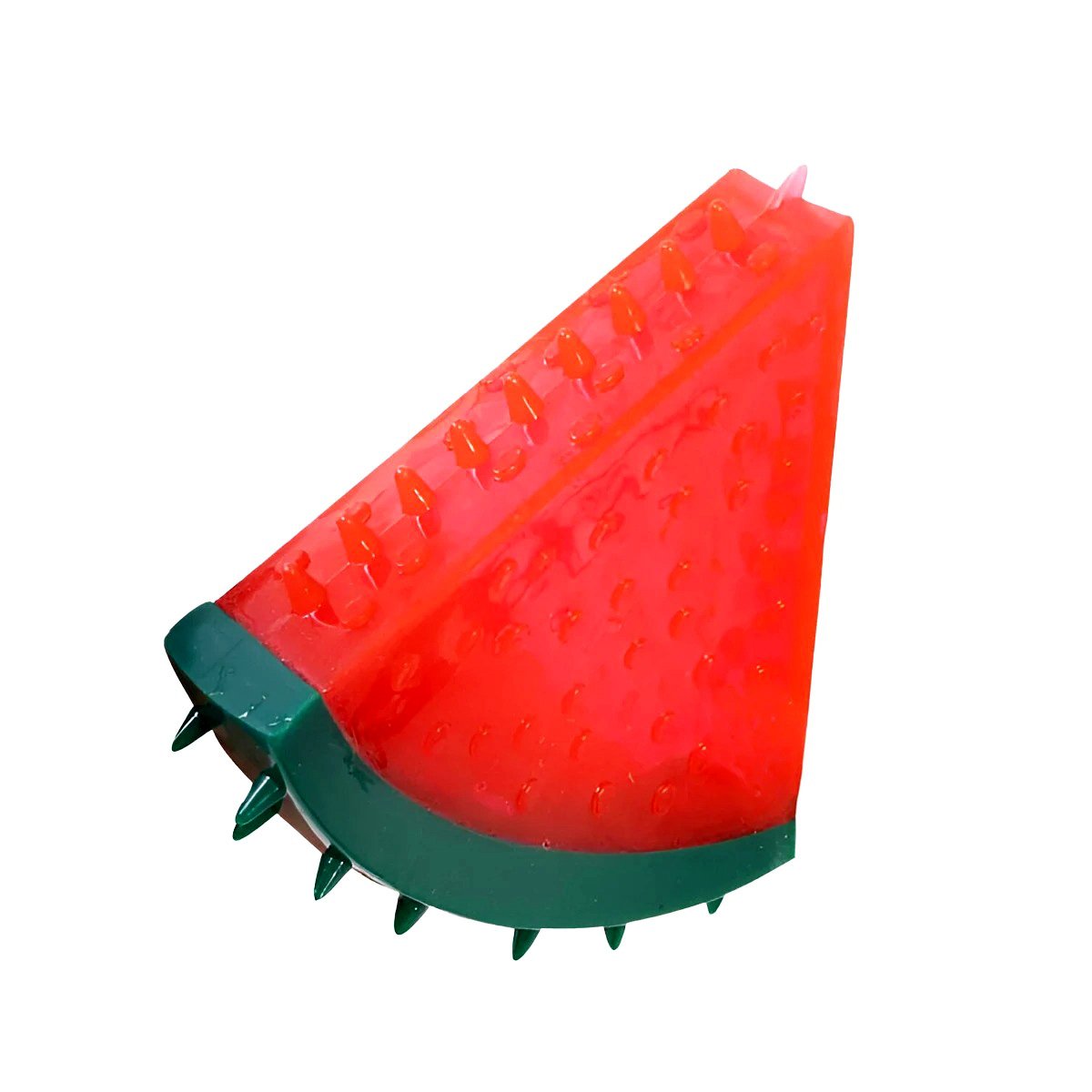 PACK4 OBJETO DIVERTIDO DE PVC EN FORMA DE SANDIA PARA MASCOTA ROJO PARA JUEGOS Y+PAPEL REGALO - 3