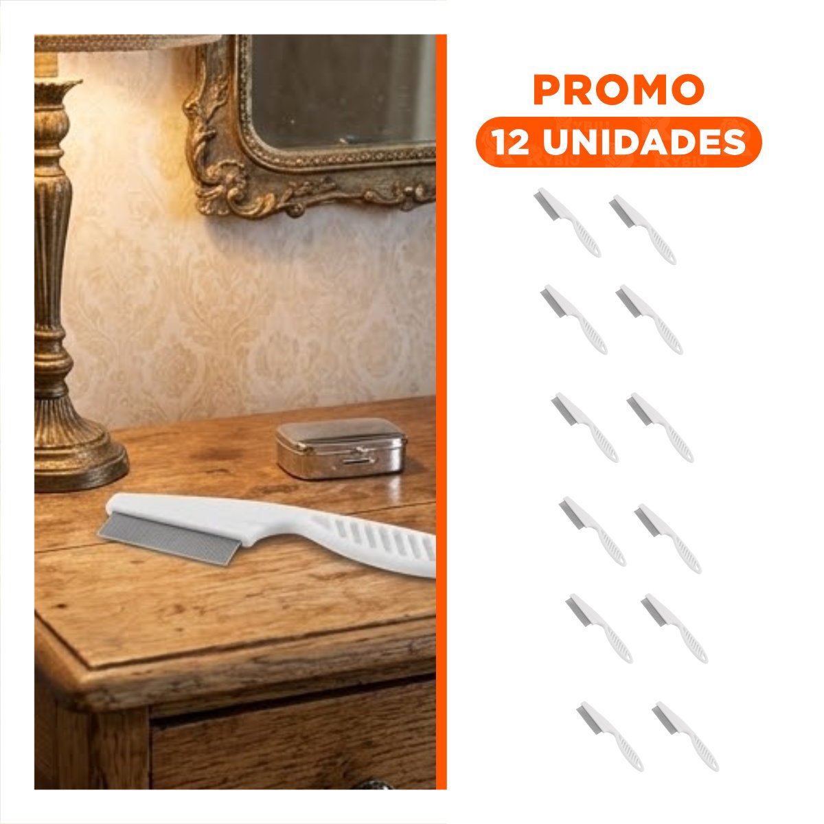 PACK12 PINCEL ERGONOMICO BLANCO PARA MASCOTAS MANTIENE PELAJE LIMPIO Y SUAVE Y+REGALO STICKER - 1