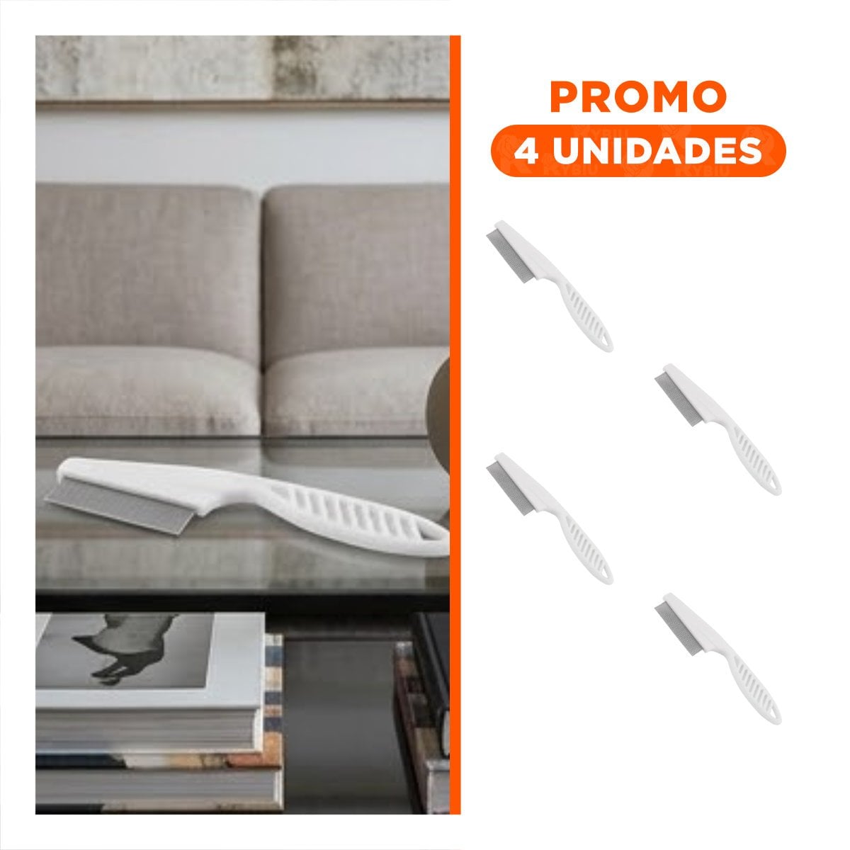 PACK4 ELIMINADOR SUAVE BLANCO PARA MASCOTAS MANTIENE PELAJE LIMPIO Y COMODO Y+REGALO STICKER - 1