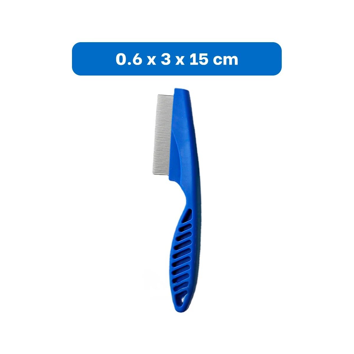 PACK2 RASTRILLO DELICADO AZUL PARA MASCOTAS FACIL DE USAR Y SUAVE Y+REGALO STICKER - 4