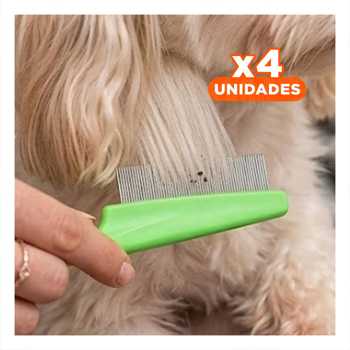 PACK4 ELIMINADOR SUAVE VERDE PARA MASCOTAS MANTIENE PELAJE LIMPIO Y COMODO - 1