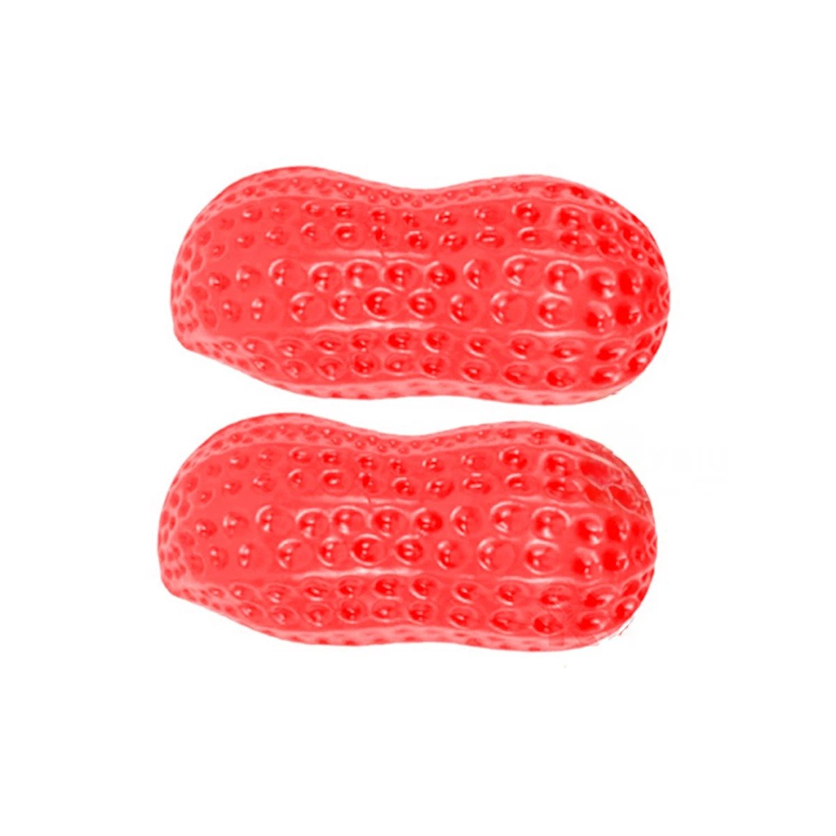 PACK2 JUGUETE COMODO EN FORMA DE MANI DE TPR EN ROJO PARA JUEGO INTERACTIVO Y+REGALO STICKER - 2