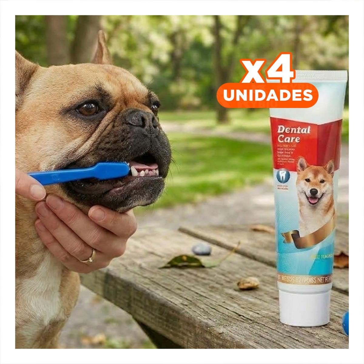 PACK4 KIT HIGIENE DENTAL AZUL 4 PIEZAS PARA MANTENER BOCA LIMPIA - 1