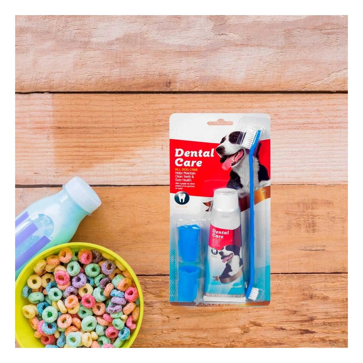 PACK4 KIT HIGIENE DENTAL AZUL 4 PIEZAS PARA MANTENER BOCA LIMPIA - 3