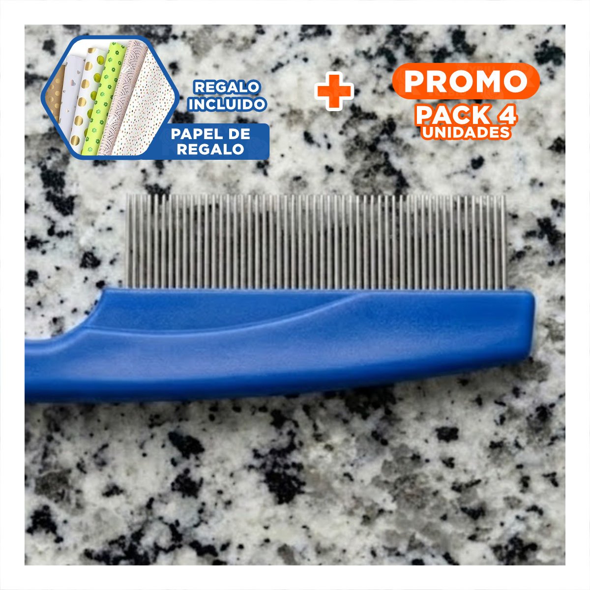 PACK4 ELIMINADOR COMPACTO PARA MASCOTAS AZUL FACIL DE TRANSPORTAR Y USAR Y+PAPEL REGALO - 1