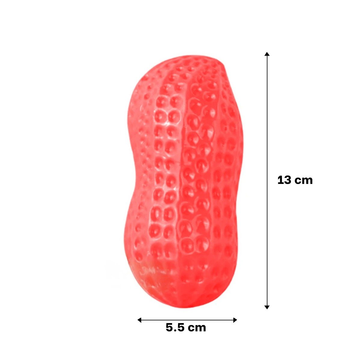 PACK2 JUGUETE FLEXIBLE EN FORMA DE MANI EN COLOR ROJO DE TPR DE USO DIARIO Y+PAPEL REGALO - 4
