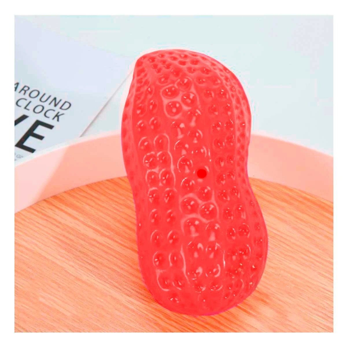 PACK2 JUGUETE FLEXIBLE EN FORMA DE MANI EN COLOR ROJO DE TPR DE USO DIARIO Y+PAPEL REGALO - 5