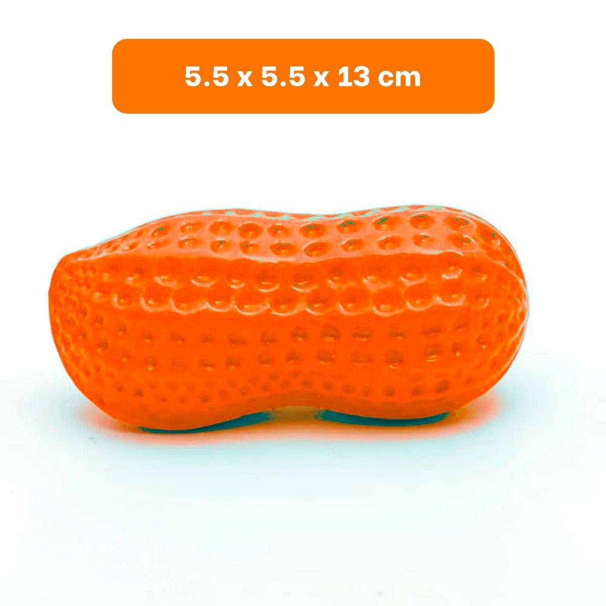 PACK4 JUGUETE MODERNO EN FORMA DE MANI DE TPR EN NARANJA PARA DIVERSION SEGURA Y+PAPEL REGALO - 4
