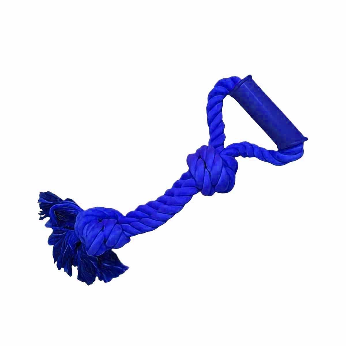 PACK6 CUERDA FUNCIONAL PARA PERRO CON AGARRADERA EN COLOR AZUL Y+REGALO STICKER - 2