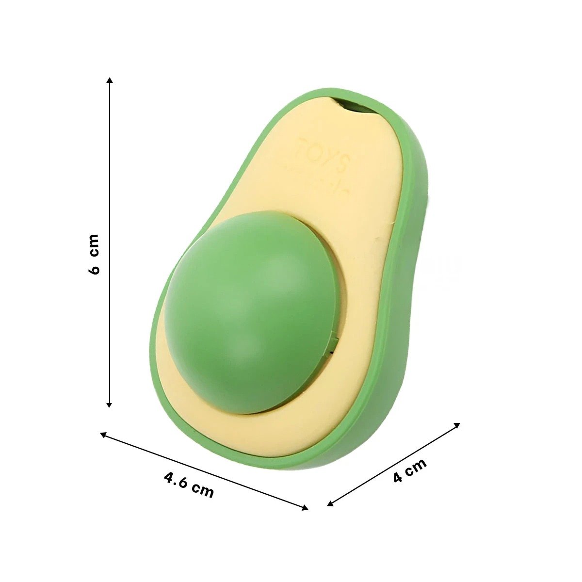 PACK4 JUGUETE CON CATNIP EN FORMA DE PALTA VERDE PARA GATOS CURIOSOS - 4