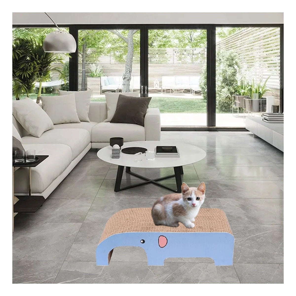 PACK4 MODELO COMPACTO ELEFANTE EN COLOR MARRON CON BASE DE CARTON REFORZADO Y+REGALO STICKER - 5