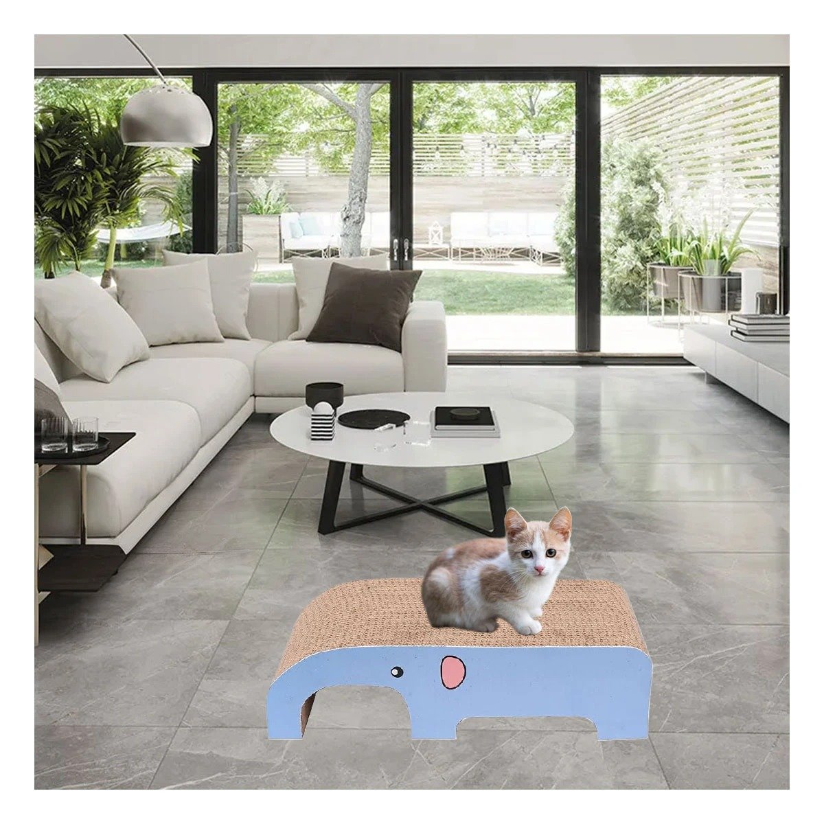 PACK12 ESTRUCTURA DE CARTON EN COLOR MARRON CON FORMA DE ELEFANTE DECORATIVA - 2