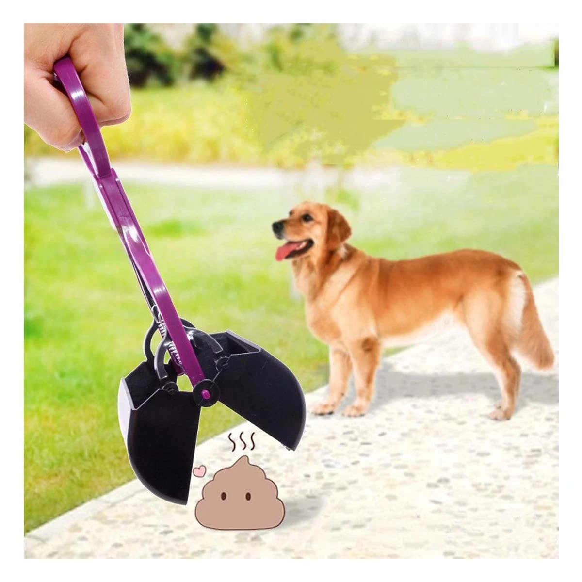 PACK2 RECOLECTOR PRACTICO MORADO PARA MASCOTAS Y+REGALO STICKER - 3