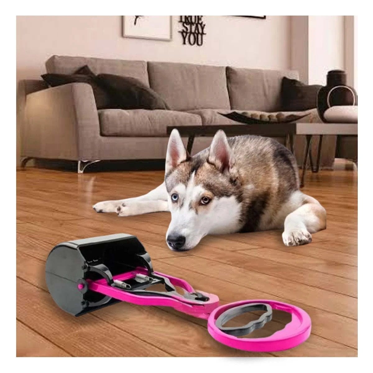 PINZA RESISTENTE ROSADO PARA MASCOTAS Y+PAPEL REGALO - 3