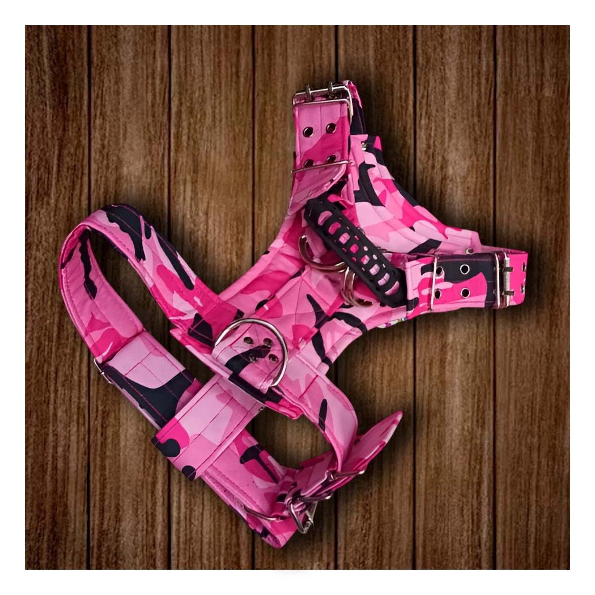 PACK2 ARNES CANINO DOG STRONG ROSADO TALLA M FIRME Y AJUSTABLE Y+REGALO STICKER - 5