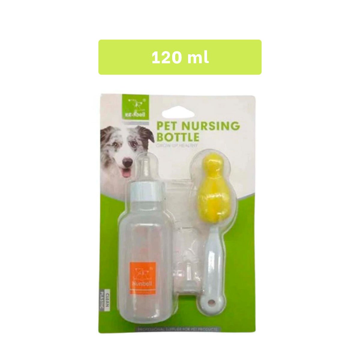 ALIMENTADOR MEDIDOR PARA MASCOTAS 120ML TRANSPARENTE SEGURO Y+LIGAS REGALO - 4