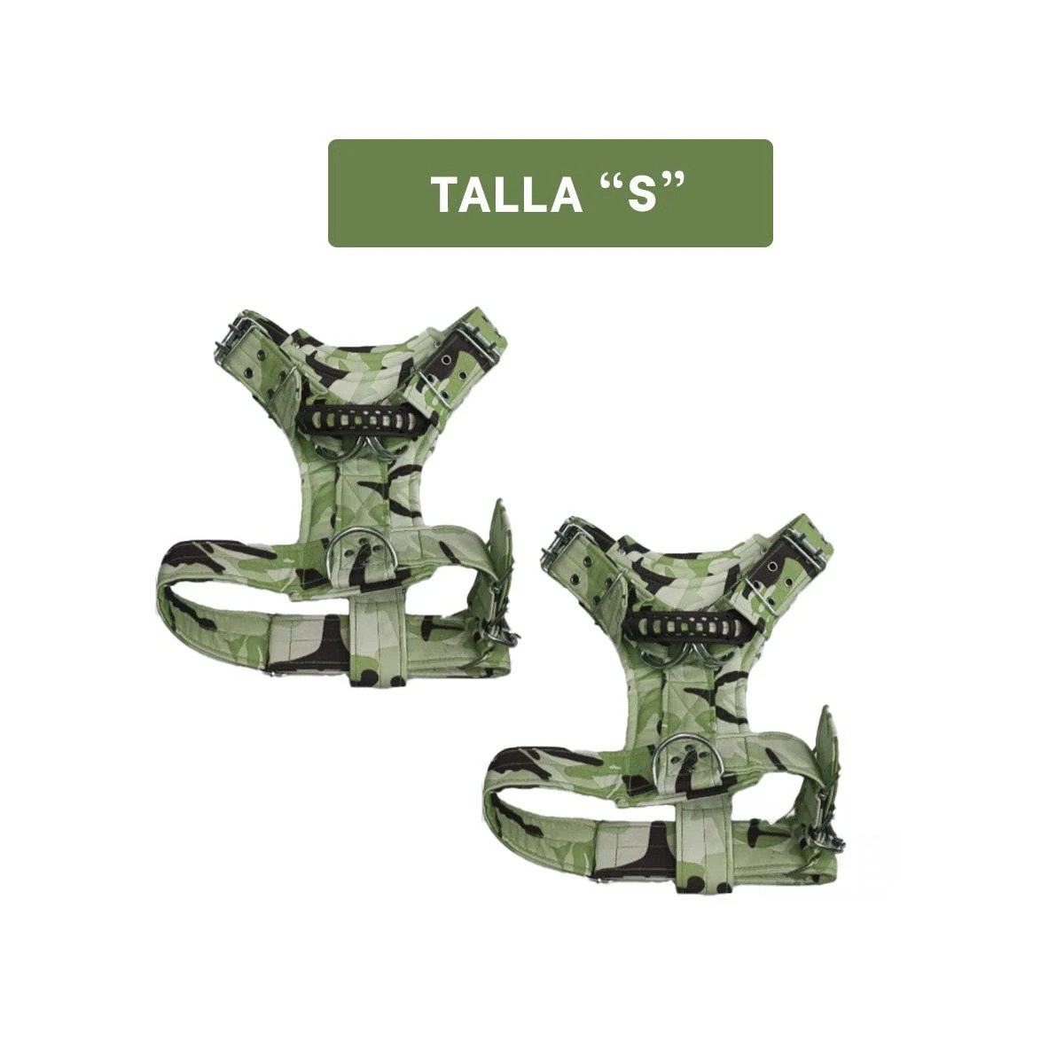 PACK4 ACCESORIO RESISTENTE DOG STRONG VERDE OSCURO TALLA S PARA PERRO Y+REGALO STICKER - 4