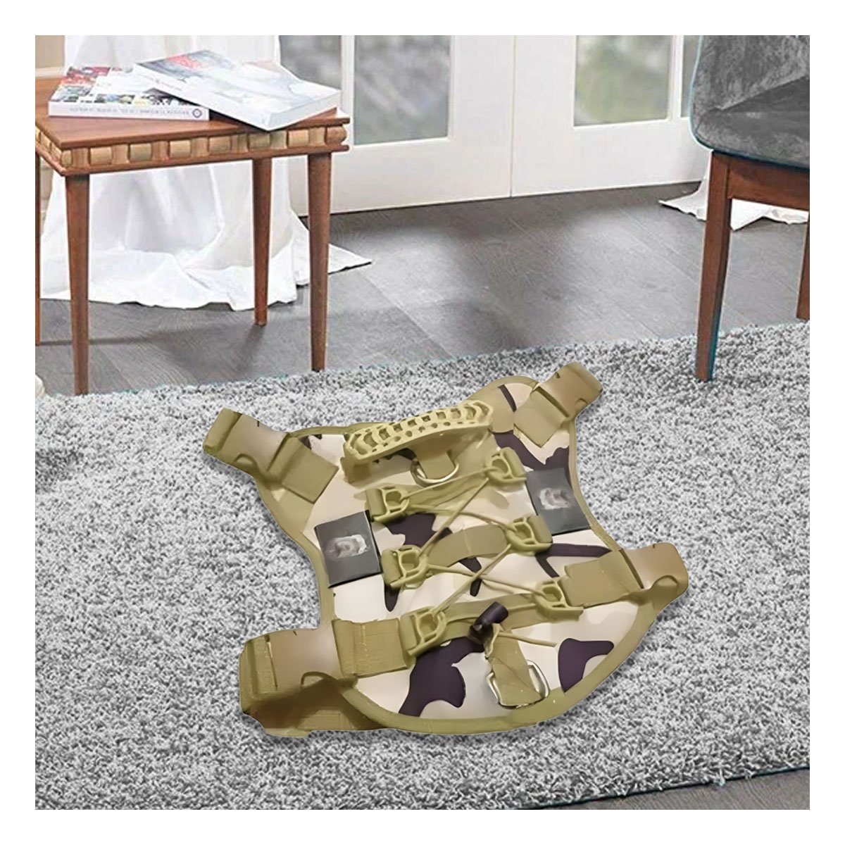 PACK6 CHALECO COMODO PARA PERRO VERDE CLARO TALLA S SEGURO Y+PAPEL REGALO - 2
