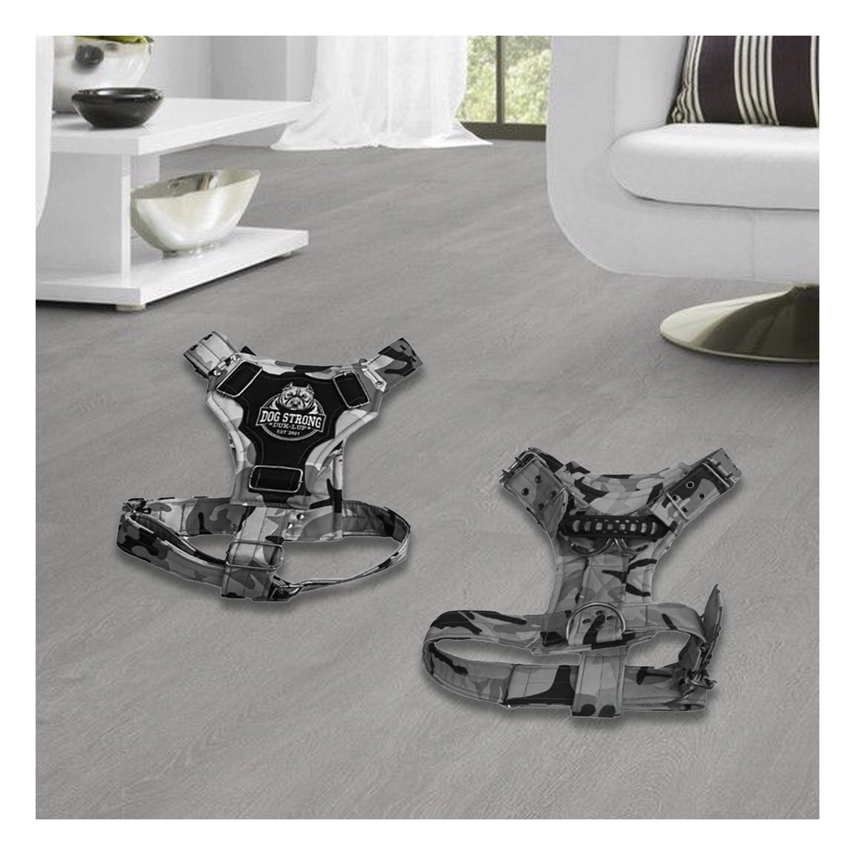PECHERA RESISTENTE DOG STRONG NEGRO TALLA S PARA USO DIARIO Y+PAPEL REGALO - 5