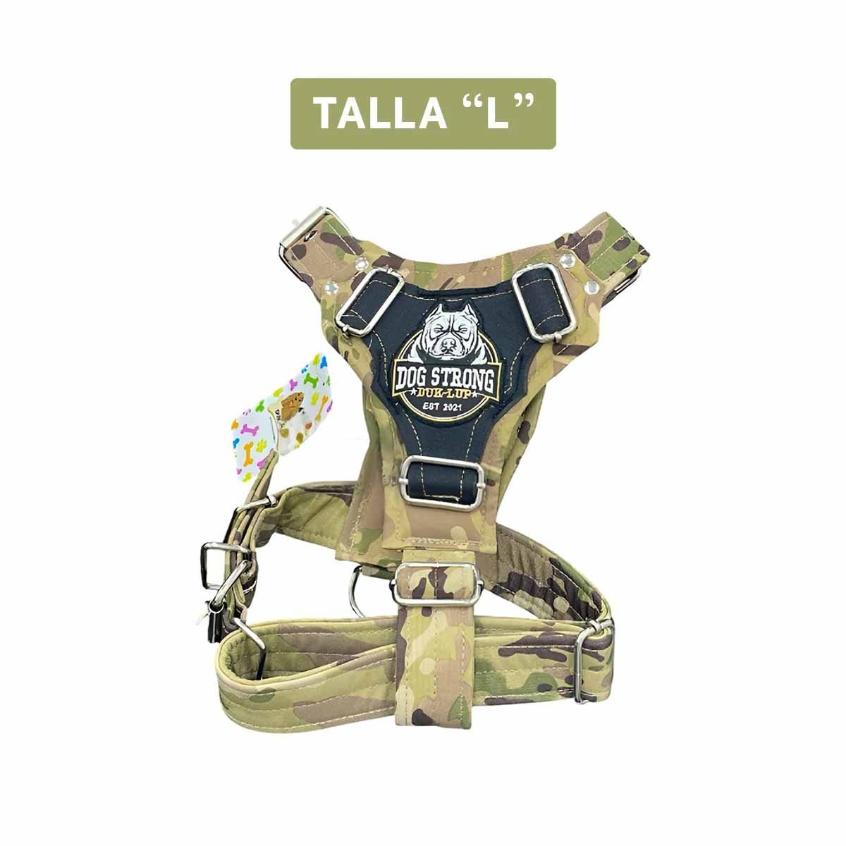 SOPORTE CANINO DOG STRONG VERDE CLARO TALLA L CON DISENO DURABLE - 4