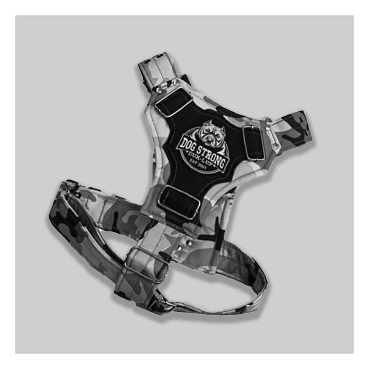 ACCESORIO PARA MASCOTA DOG STRONG NEGRO TALLA S CON SOPORTE FIRME Y+REGALO STICKER - 1