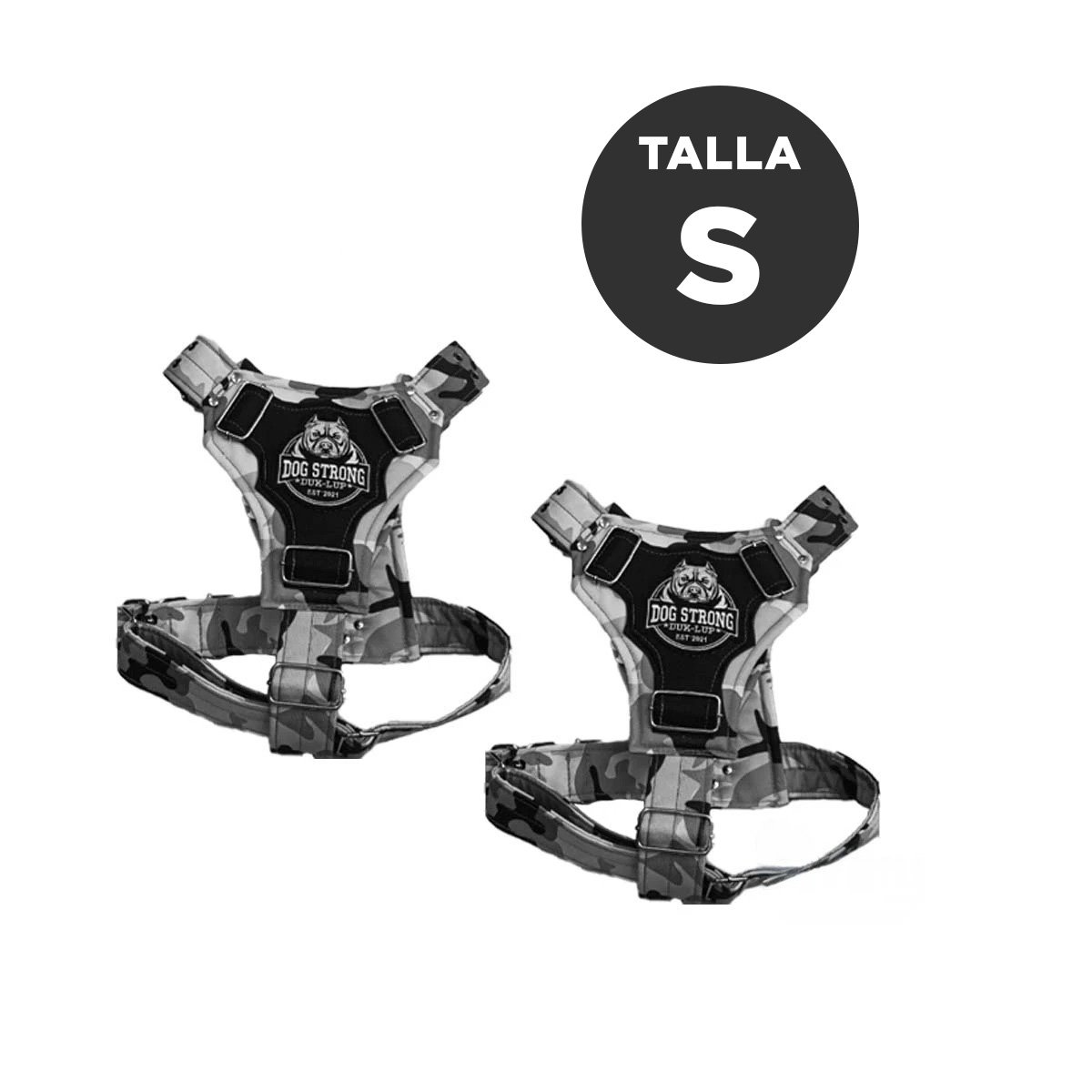 ACCESORIO PARA MASCOTA DOG STRONG NEGRO TALLA S CON SOPORTE FIRME Y+REGALO STICKER - 4