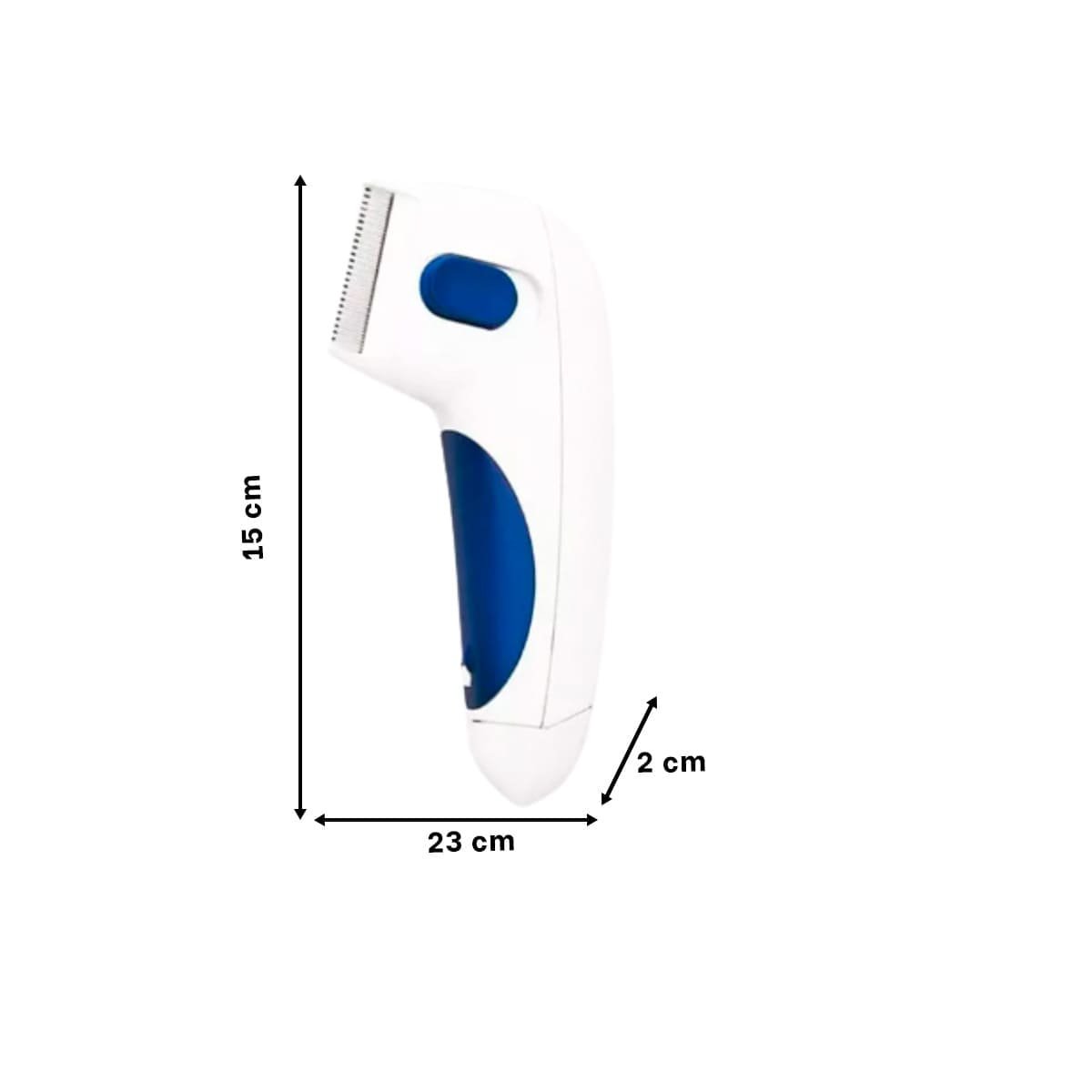 ELIMINADOR MATA PULGAS ELECTRICO BLANCO CON AZUL PARA MASCOTAS Y+PAPEL REGALO - 4