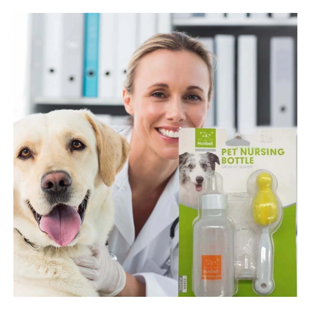 BOTELLA MEDIDORA PARA MASCOTAS 120ML TRANSPARENTE RESISTENTE Y+PAPEL REGALO - 2