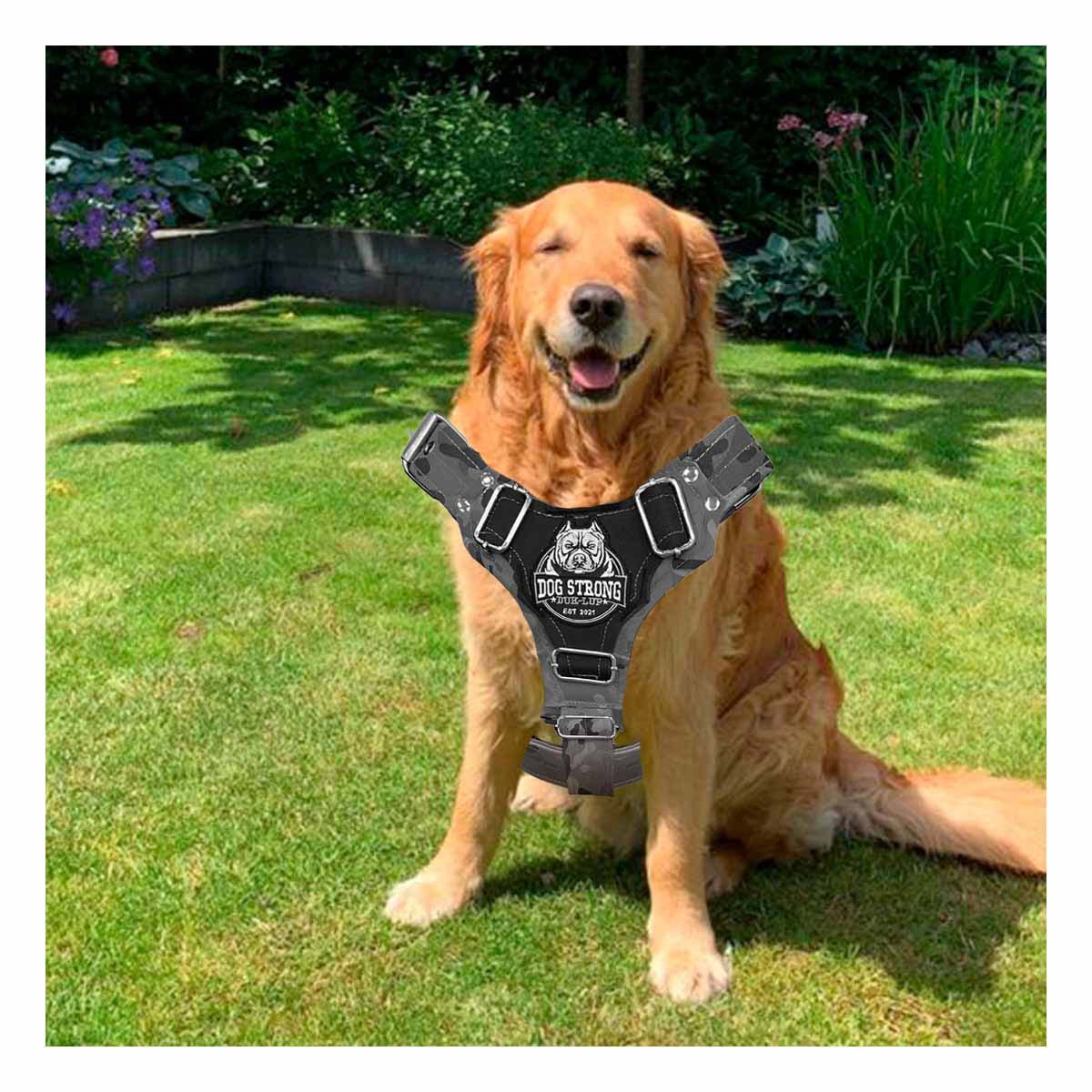 ARNES PARA PERRO DOG STRONG NEGRO TALLA L CON AJUSTE SEGURO Y+REGALO STICKER - 5