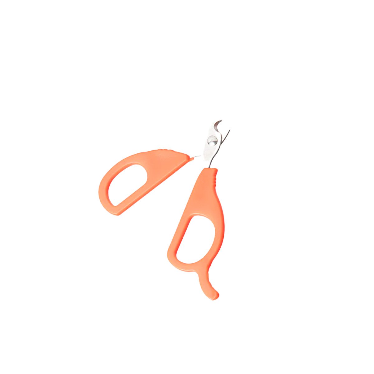 TIJERA SEGURA PARA GATOS Y CACHORROS NARANJA Y+REGALO STICKER - 3