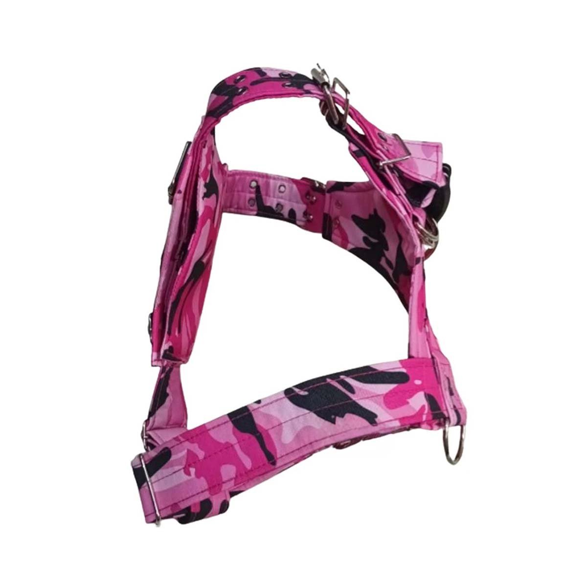 ARNES PARA PERRO DOG STRONG ROSADO TALLA L CON AJUSTE SEGURO Y+REGALO STICKER - 3