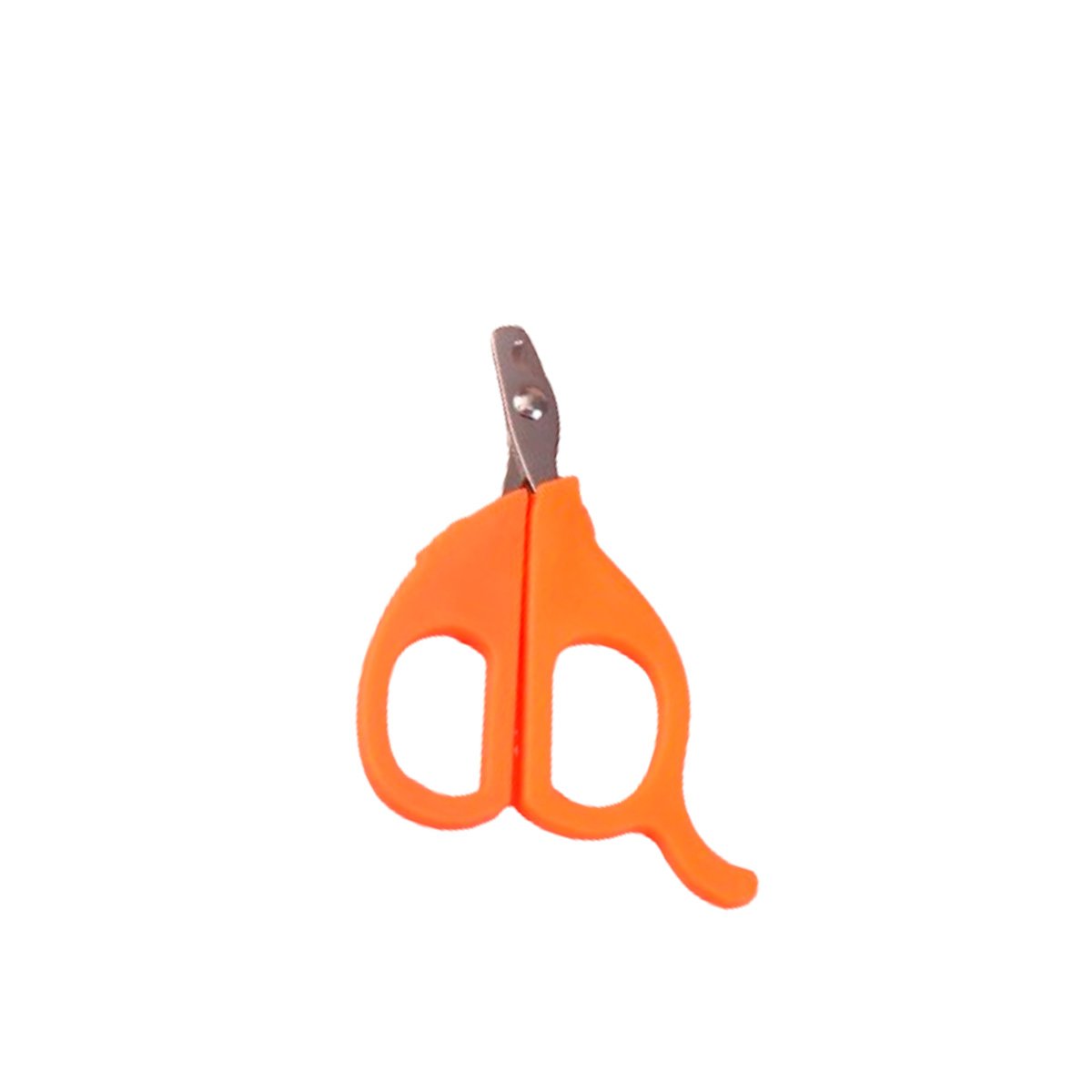 PACK2 TIJERA COMPACTA PARA GATOS Y CACHORROS NARANJA Y+REGALO STICKER - 2