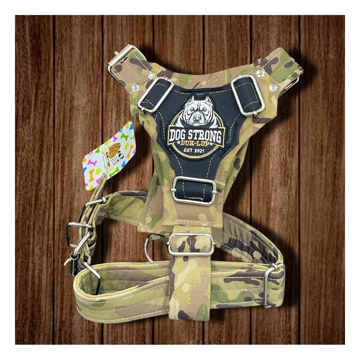 PACK2 ACCESORIO PARA MASCOTA DOG STRONG VERDE CLARO TALLA L CON SOPORTE FIRME - 3
