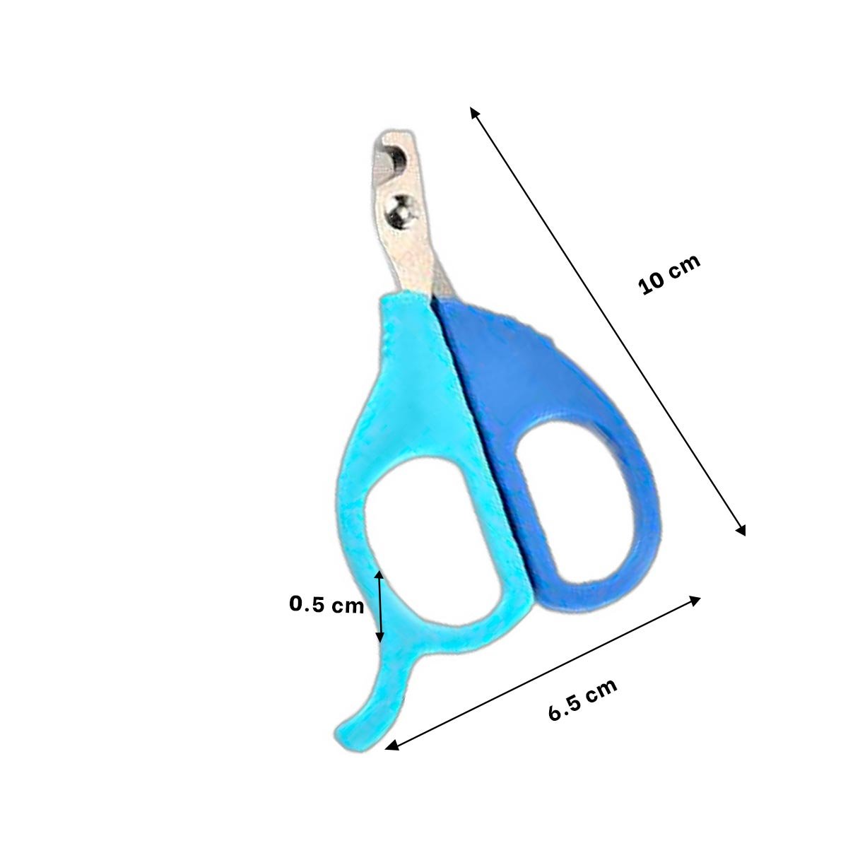 PACK12 PINZA ERGONOMICA PARA GATOS Y CACHORROS CELESTE Y+REGALO STICKER - 4