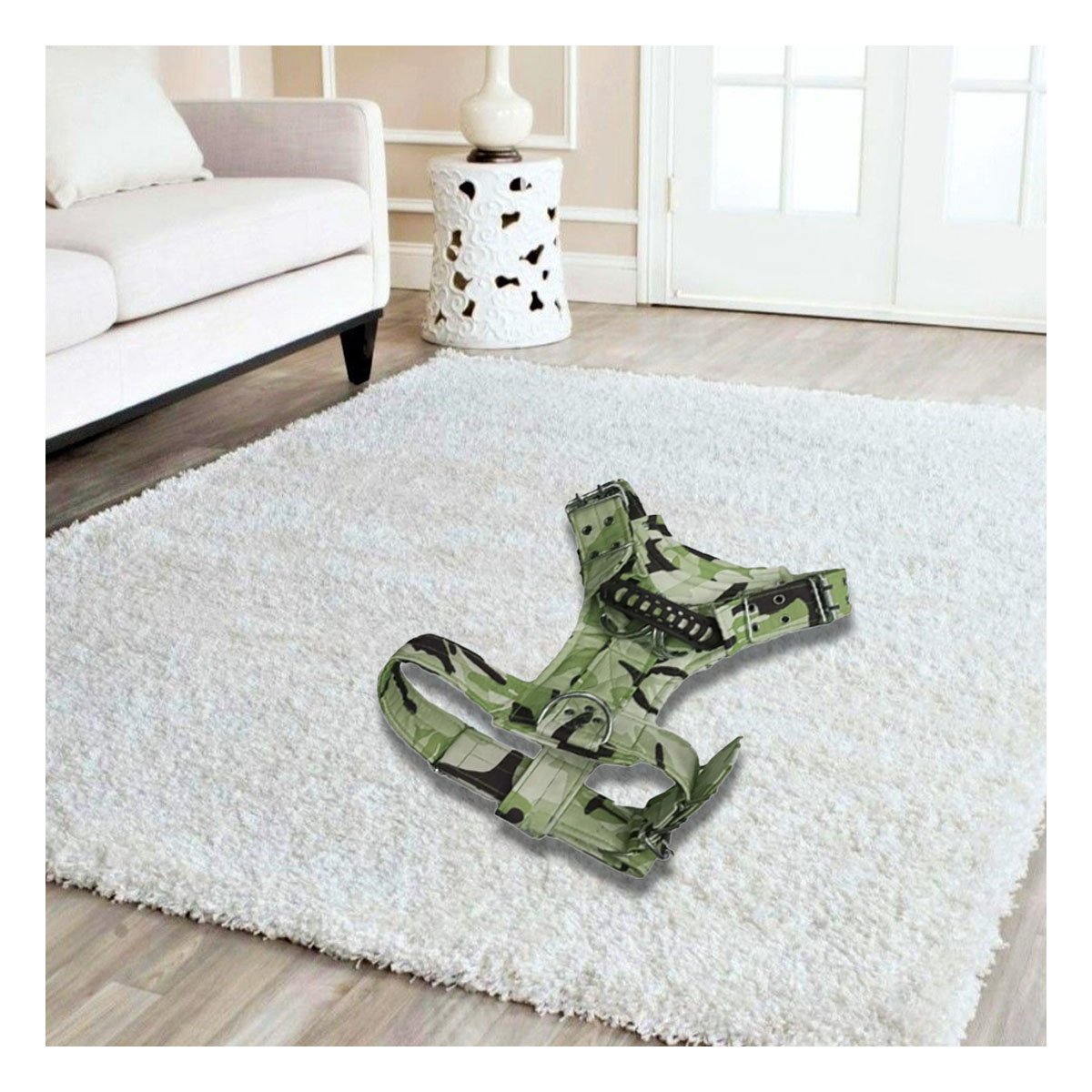 PECHERA RESISTENTE DOG STRONG VERDE OSCURO TALLA S PARA USO DIARIO Y+PAPEL REGALO - 5