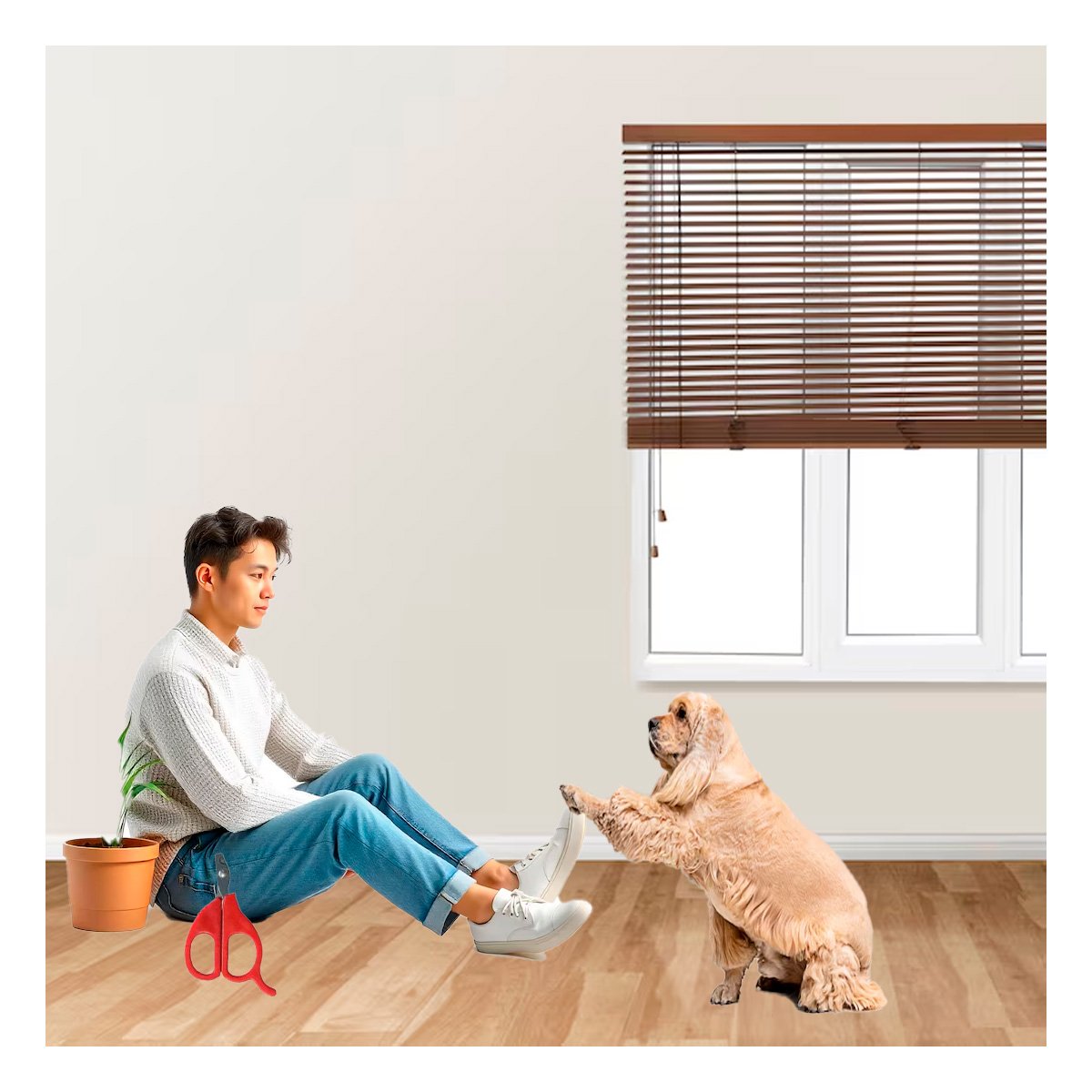 PACK2 PINZA COMPACTA PARA GATOS Y CACHORROS ROJO Y+PAPEL REGALO - 2