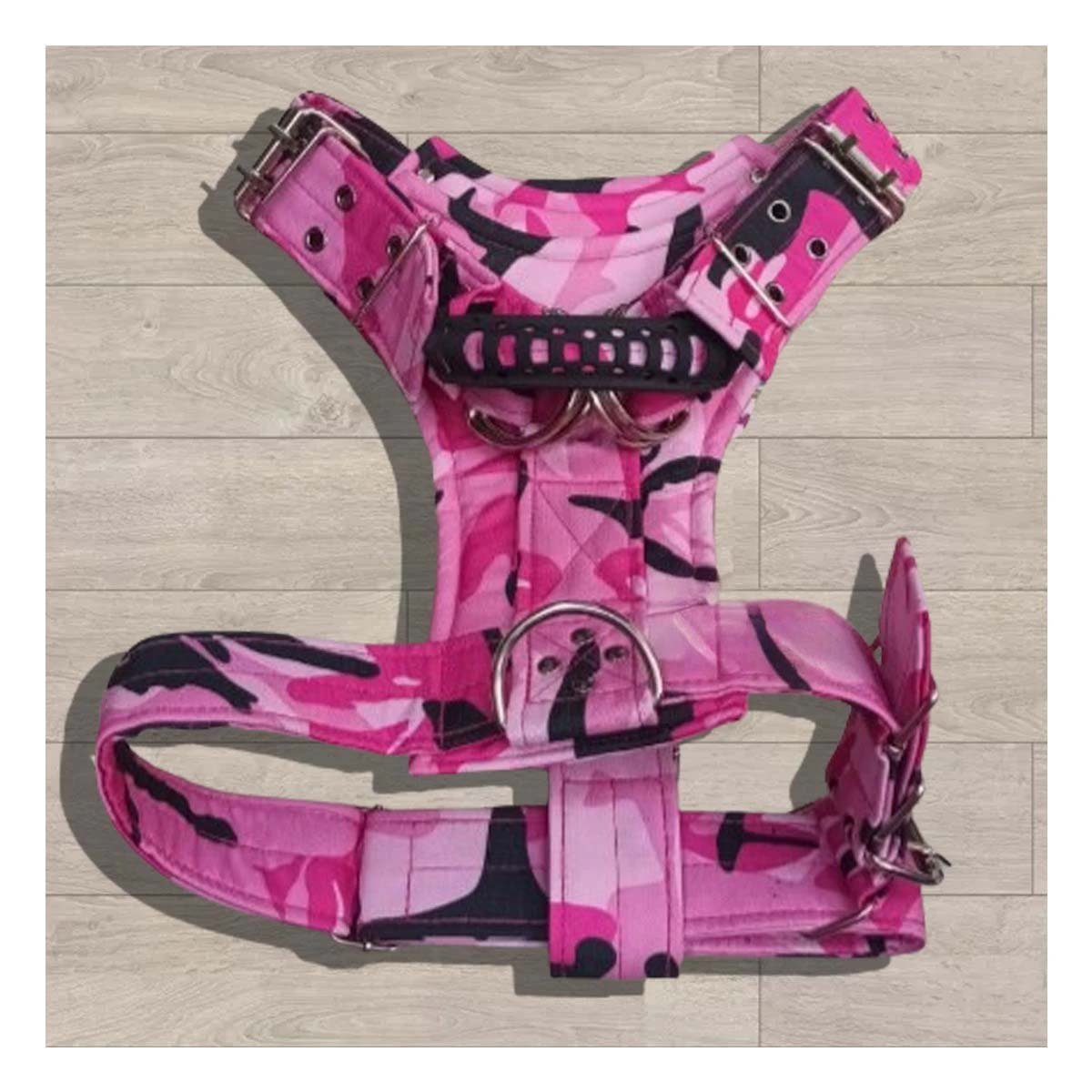PACK2 ACCESORIO PARA MASCOTA DOG STRONG ROSADO TALLA L CON SOPORTE FIRME - 3