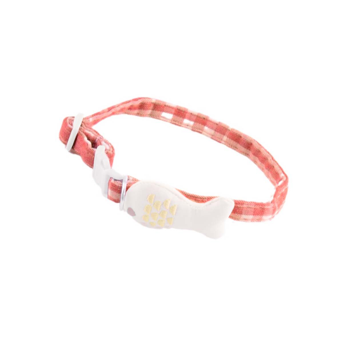COLLARIN AJUSTABLE MODELO PEZ ROJO PARA MASCOTA Y+REGALO STICKER - 3